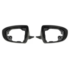 호환 2개 후방 거울 유리 프레임 렌즈 커버 후방 거울 쉘 리버스 캡 차량 ABS 기아 K5 옵티마 2011-2015용, 01 Black