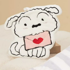 래미리아 주방 아이템 짱구와 흰둥이 고리 손수건, 1개