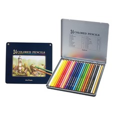 문화 문화 넥스프로 색연필 수채 24색 세트