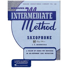 RUBANK 中級薩克斯風教材：Rubank Intermediate Method，提升演奏技巧, 見封底, 1個