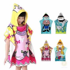 비치타월 아동 비치타올 비치가운 바캉스 워터파크