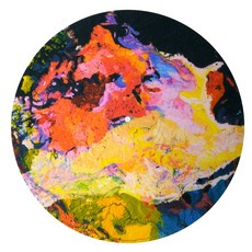 인치 LP 정전기 방지 패드 레코드 개성 디자인 혼합 색상 슬립매트 펠트 매트 포노그래프 턴테이블 비닐용, 1개