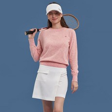 플레이블 P_LABEL 라운드넥 로고 기본 니트 MZ3AP200