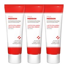 폴메디슨 락토콜라겐 저자극 아쿠아 수딩 젤크림, 3개, 155ml