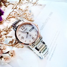 CITIZEN 星辰 EW2425-57W XC 田馥甄代言 光動能女錶 原廠公司貨 七夕情人節推薦款