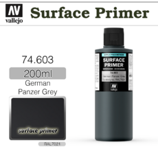수성 서페이서 저먼 펜저 그레이 74603 200ml German Panzer Grey, 1개