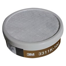 3M 蒸氣附預濾棉濾罐 3311k-100, 1個