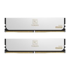 TEAM 十銓 T-CREATE EXPERT DDR5-6000 32GB (16GBx2) CL30 雙通道創作者記憶體, 白色, 1個