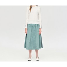 여성 긴기장 스커트 L21D1PC171_BL