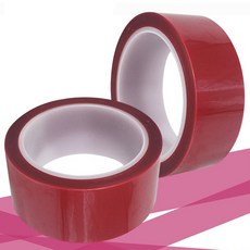 산업용 내열 실리콘 절연 테이프 적색 0.06T x 40mm x 50M 마스킹테이프 어린이테이프디스펜서 테이프커터기 테이프리필 테이프크리너리필