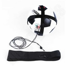 축구 볼컨트롤 헤딩연습기 드리블훈련 족구연습용품, 1개, 볼트래핑 트레이너(블랙)