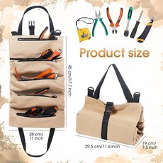 戶外露營汽車帆布工具懸掛袋 電工五金, 1個