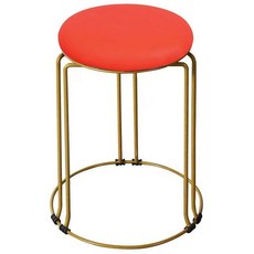 화장대 의자 거실 북유럽, 레드 가죽