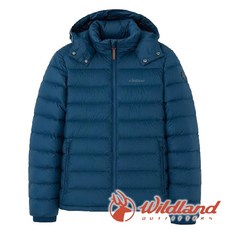 wildland 荒野 男700FP 可拆帽輕暖羽絨外套 霧青 0B32102