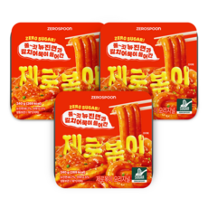 제로볶이 오리지널 무설탕 뉴진면 떡볶이, 3개, 240g