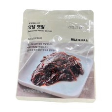 MUJI 매일매일 반찬 양념 깻잎, 1개, 110g