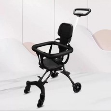 조이앨빈 유모카 트라이크 접이식 쿨블랙+쿠션+선쉐이드 나들이 햇빛가리개, 1개, G. 블랙 베어카 PU 크리스탈 쇼크 업소버 휠