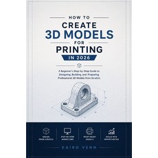 (英文圖書)How to Create 3D Models for Printing in 2026: A Beginner's Step-by-Step Guide to... 平裝版, Independently Published, 英文, Paperback