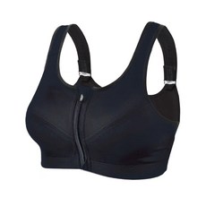 無鋼圈高強度防震前拉鏈運動內衣-台灣現貨，跑步、瑜珈適用