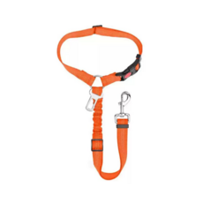 허그마이펫 강아지 안전벨트 차량용 충격흡수, 1개, 오렌지