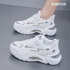 POMTOR 여성 런닝화 스니커즈 초경량 여성 운동화
