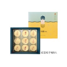 台中犂記 紅豆松子椪 9入, 1個