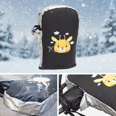 겨울용 배달용 오토바이 방한 방풍토시 핸들커버 스쿠터 손토시 바이크, 1jsb Fast오토바이방한핸들워머 투명방수커버