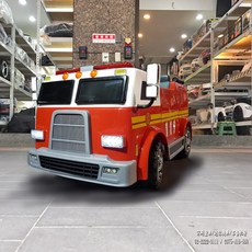 宗剛兒童電動車 雙人坐消防車 藍芽2.4G 噴水槍 聲光警示燈 避震器, 詳見包裝