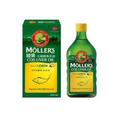 MOLLER'S 睦樂 鱈魚肝油 檸檬風味, 1個, 250ml