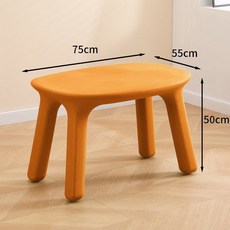 어린이집 의자 유치원 테이블 학원 공부방 놀이방 낮은 책상 키즈, 노란색  단일 테이블 table