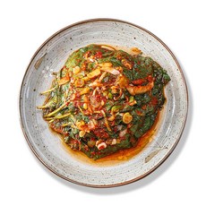 김치대통령 향긋한 깻잎김치 국산 깻잎+양념 듬뿍 밥도둑 반찬, 1개, 1kg