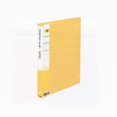 업무용 a4 클리어파일 학교 문서 보관 서류철 40p 노랑