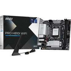 MSI H80I WiFi 마더보드 ITX 인텔 코어 울트라 프로세서시리즈 2 A 85 DDR5 메모리 부스트6400 MTs MAX PCIe 50 x6 M2 Gen4 25G LAN