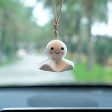 맑음인형 테루테루보즈 석고 선물 차량용 방향제 키링 날씨, A. 써니돌 향 펜던트