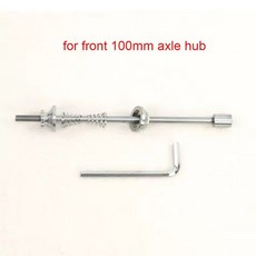 SILVERO 티타늄 꼬치 TI M4 74MM MTB 느린 130MM 릴리스 도로 HEX 자전거 135MM 접이식 QR 100MM, 1pc ti 100mm