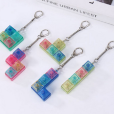 릴리브리즈 LED 딸깍이 키보드 피젯토이, LED4구(모양랜덤), 1개