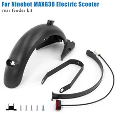 Segway Ninebot Max G30 E-스쿠터 Daurable 리어 펜더 머드 가드 미등 브래킷 브레이크 라이트 지지대 마운, 08 set A