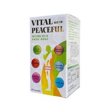 VITAL PEACEFUL 金活力寧膠囊 60粒, 1個