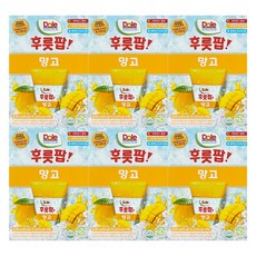 Dole 돌 후룻팝 망고 망고팝 얼려먹는주스, 496ml, 6개