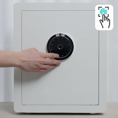 NU+ 누플 가정용 디지털 금고 센서서클 지문인식 스마트 안전금고 누풀 NU+ 미니 소형 중형, 화이트(중형)