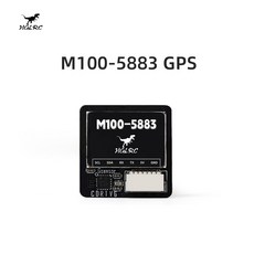 HGLRC M100 5883 나침반 세라믹 안테나가 장착된 M10 GPS 모듈 온보드 LED 표시기 RC 비행기 FPV 장거리용 21X21MM, 1개, 색상: 1. M100-5883 GPS