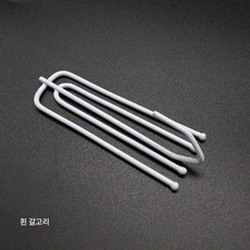 커튼 걸이 네발 걸이 스테인레스 걸이 걸이 네발 걸이 네발 걸이 네발 걸이 하얀 천 걸이 레일걸이가 달려 있습니다, 에나멜화이트, 열 개, 1개