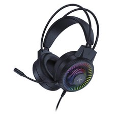 KTnet GM1000 全罩式電競LED耳機麥克風 4極插 3.5x2 靜態RGB燈光 沉浸式耳罩