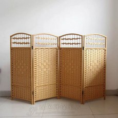 원목 파티션 이동식 칸막이 접이식 가림막, 높이 150cm 40cm W 4개부터 주문가능