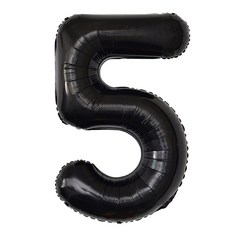 이벤트홀릭 초대형 숫자풍선 40인치 100cm, 1개, 블랙 5