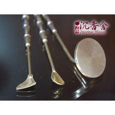 【沉香舍】純銅香道工具三件組：香匙、香鏟、灰壓 - 篆香適用