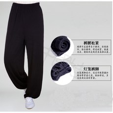 廣隆 竹炭立體透氣褲-太極功夫褲 透氣武術燈籠褲 瑜珈禪坐運動休閒褲