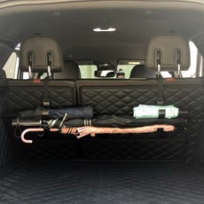 차량용 트렁크 우산 걸이 듀얼 3단 거치대 보관 꽂이 suv, 1개