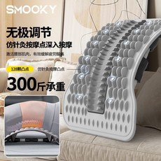 SMOOKY 無極調節腰部按摩支撐 300斤承重, 高強支撐腰椎板,【磁石款】