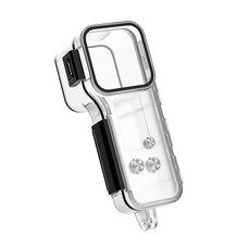 DJI 오즈모 포켓4 전용 수중 방수 하우징 다이브 케이스 렌즈 카메라 보호 OSMO POCKET, 단일색상(AC-X210), 1개, 단일색상(AC-X210)